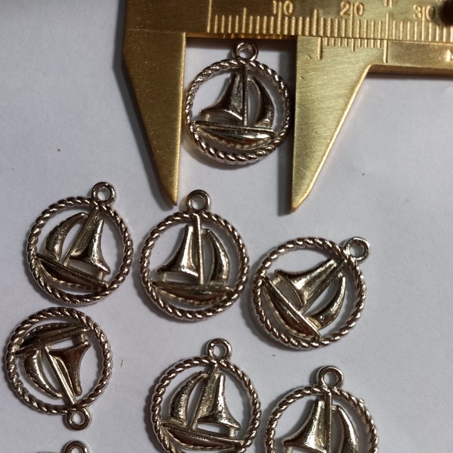 2/5/10 mặt giả cổ hình cánh buồm size 16mm