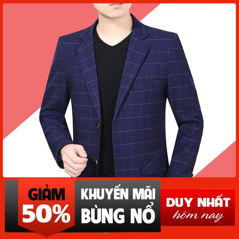 Xả Bộ đồ nam mới mùa hè 2020 Áo khoác xuân thu dành cho giới trẻ và trung niên vest thời trang mỏng phong cách Hà New