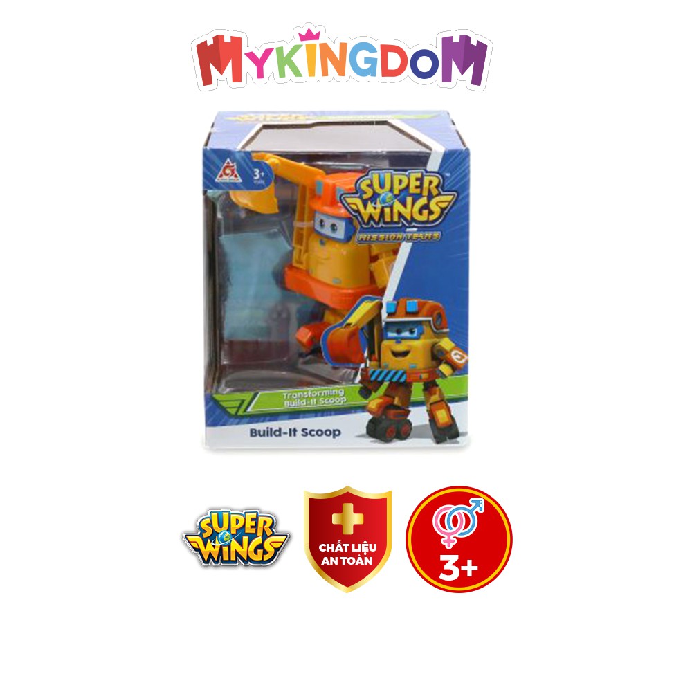 Robot Biến Hình Cỡ Lớn Scoop Xây Dựng SUPERWINGS YW730213