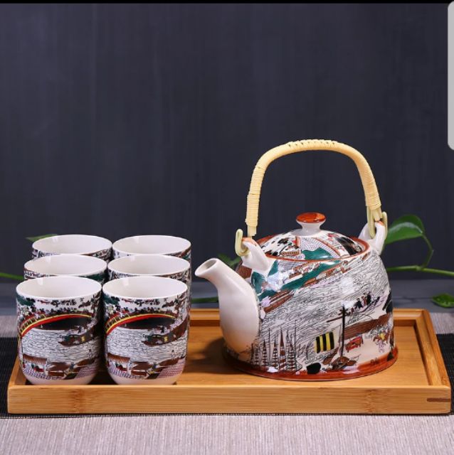 Bộ ấm trà 6 chén + 1 ấm