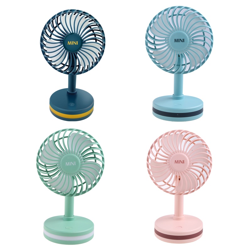 Quạt Nhỏ Để Bàn 3 Cánh 3 Tốc Độ Kèm Sạc USB Tiện Dụng Cho Xe Hơi / Xe Tải