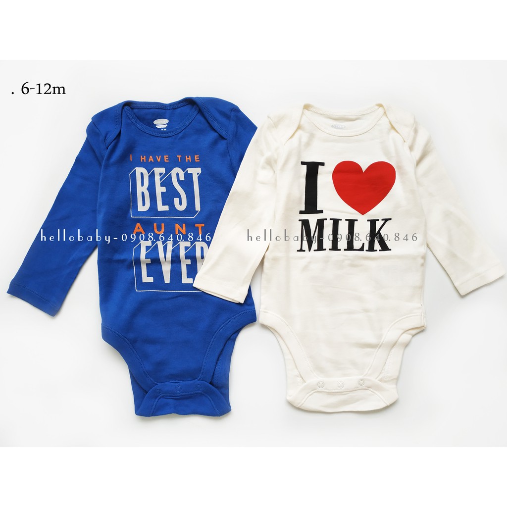 Body Old Navy xuất xịn (sz 6-12m)