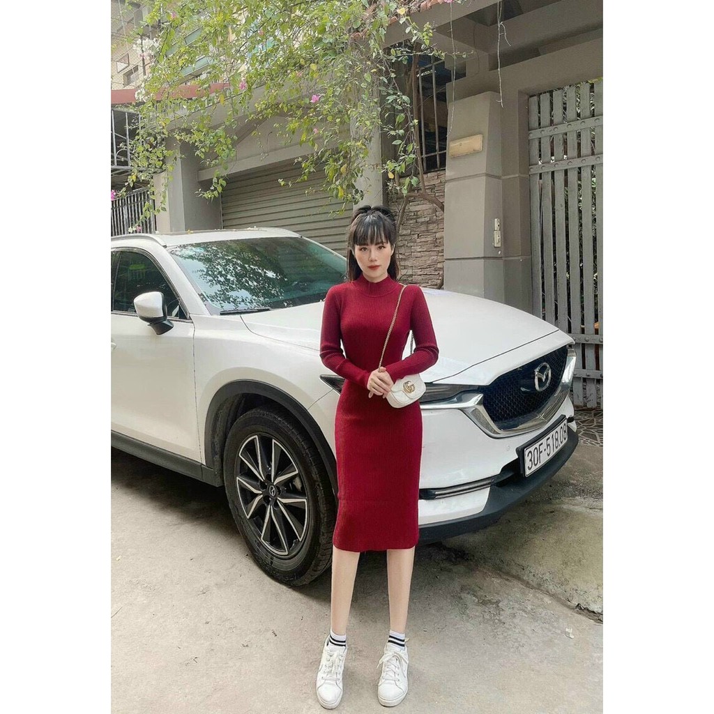 Váy Len Body [HÀNG ĐẸP] Váy Len Body Dáng Dài Nhiều Màu CÓ SẴN - ẢNH THẬT | BigBuy360 - bigbuy360.vn