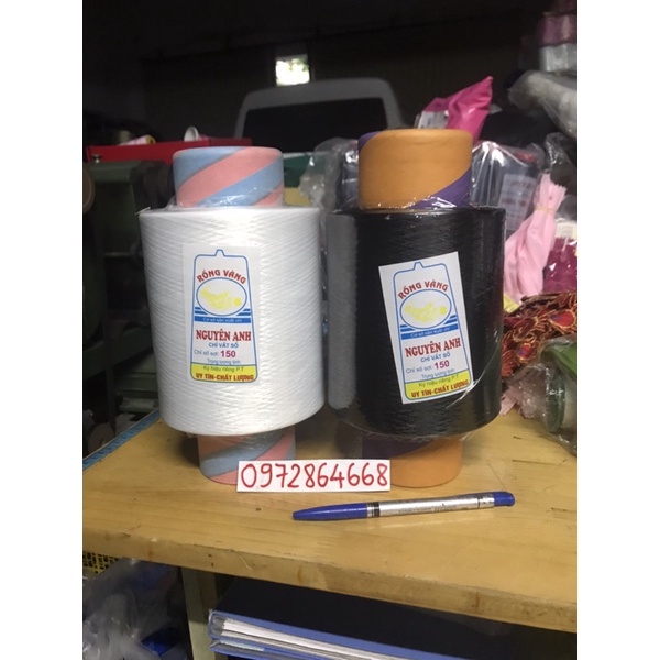 Tơ vắt sổ 150 cuộn lớn 0,5kg 0,75kg và 1kg