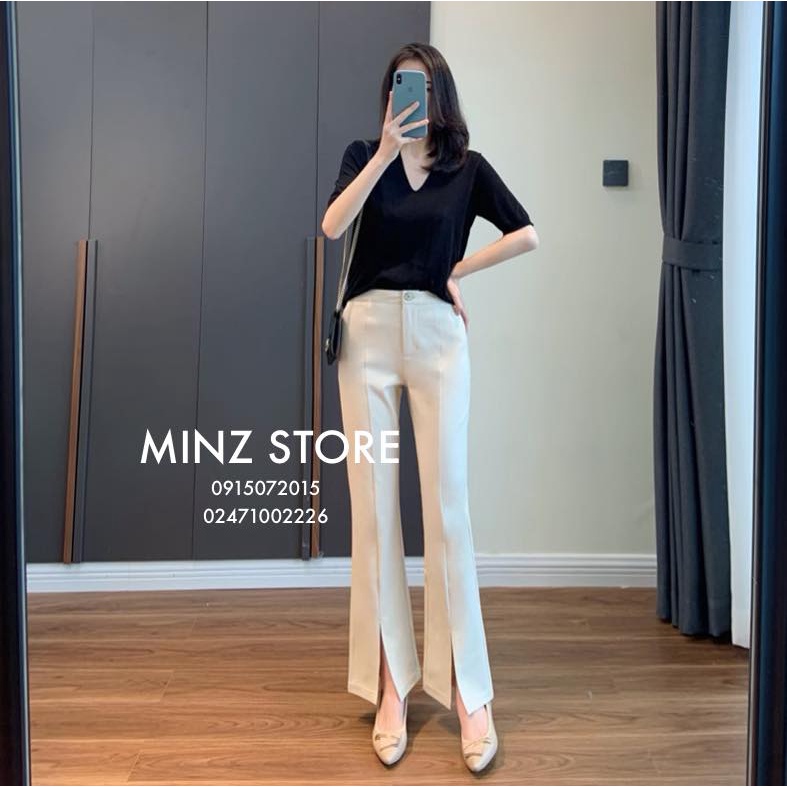 Quần ống vảy xẻ gấu #6911 (2 màu)