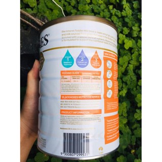 Sữa BLACKMORES 900gr đủ 3 số 1,2,3 ÚC.