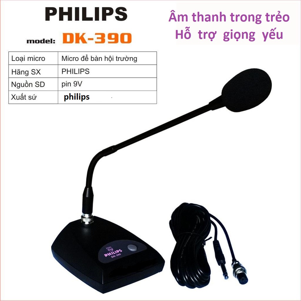 Mic hội nghị - micoro hội trường âm thanh trong trẻo không tạp âm hỗ trợ giọng yếu