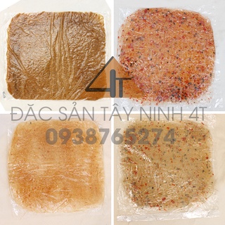 Bánh tráng dẻo tôm cay, dẻo me, dẻo gừng mè, dẻo chay - Đặc sản Tây Ninh 4T
