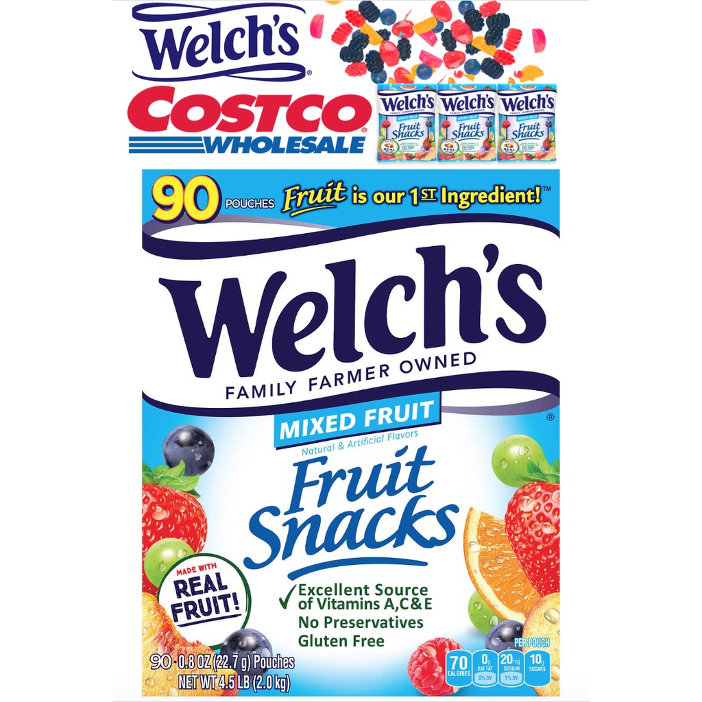 Kẹo Dẻo Trái Cây Welch's Mỹ Túi 25.5g