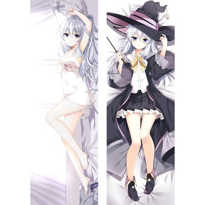 Vỏ Gối In Họa Tiết Hoạt Hình Wandering Witch The Journary of Elaina Dakimakura Otaku