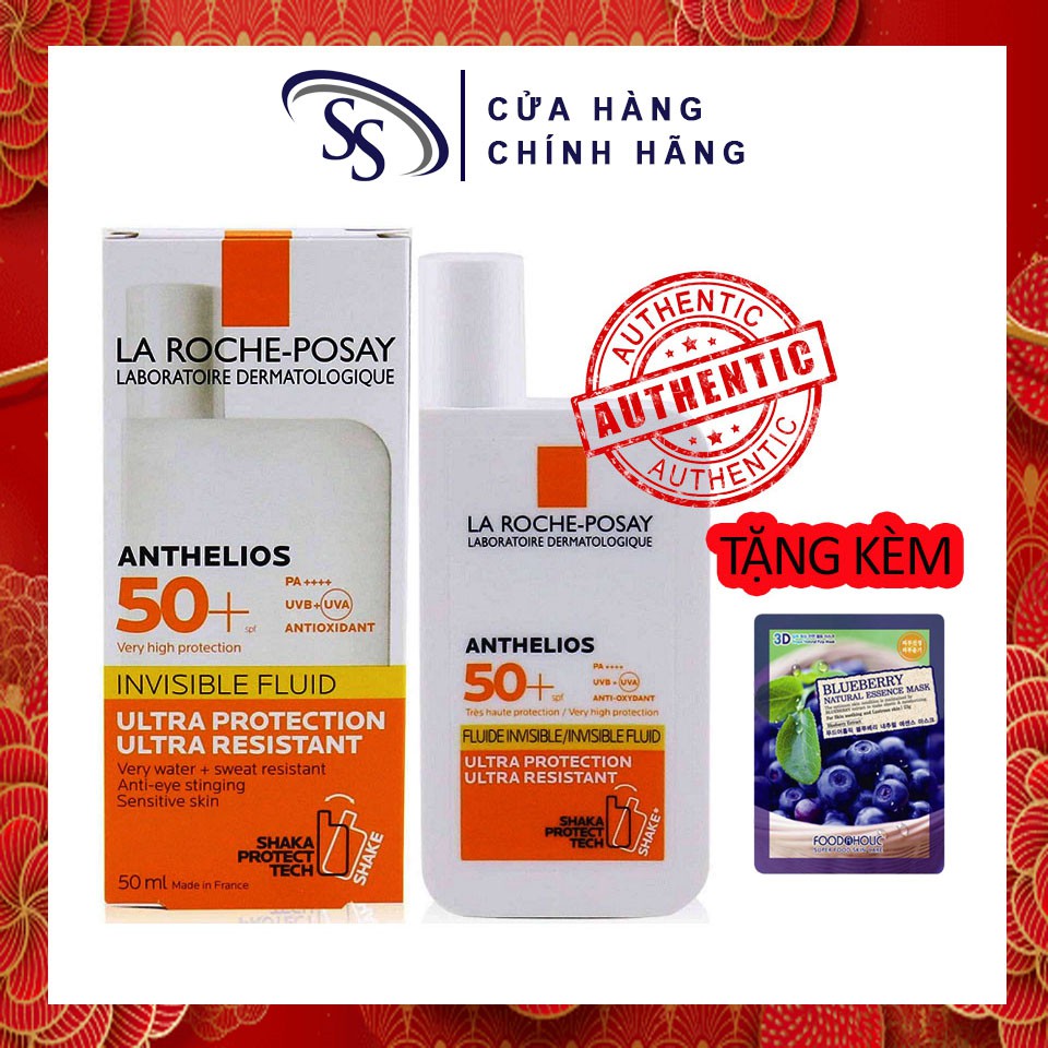 [FREESHIP - AUTH] Kem Chống Nắng LA ROCHE POSAY Anthelios Shaka Fluid SPF 50+ - Kem chống nắng tốt