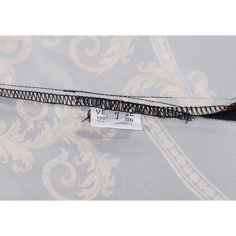 Áo Thun Tay Ngắn Chất Liệu cotton In Họa Tiết Versace Thời Trang