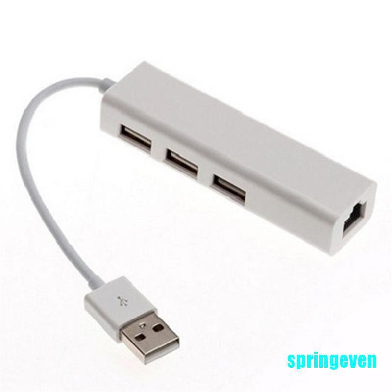 Bộ chuyển đổi 3 cổng usb 2.0 sang Lan/ Rj45 Gigabit Ethernet