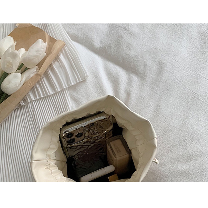 Túi rút dây IELGY mini họa tiết kẻ ô dành cho nữ