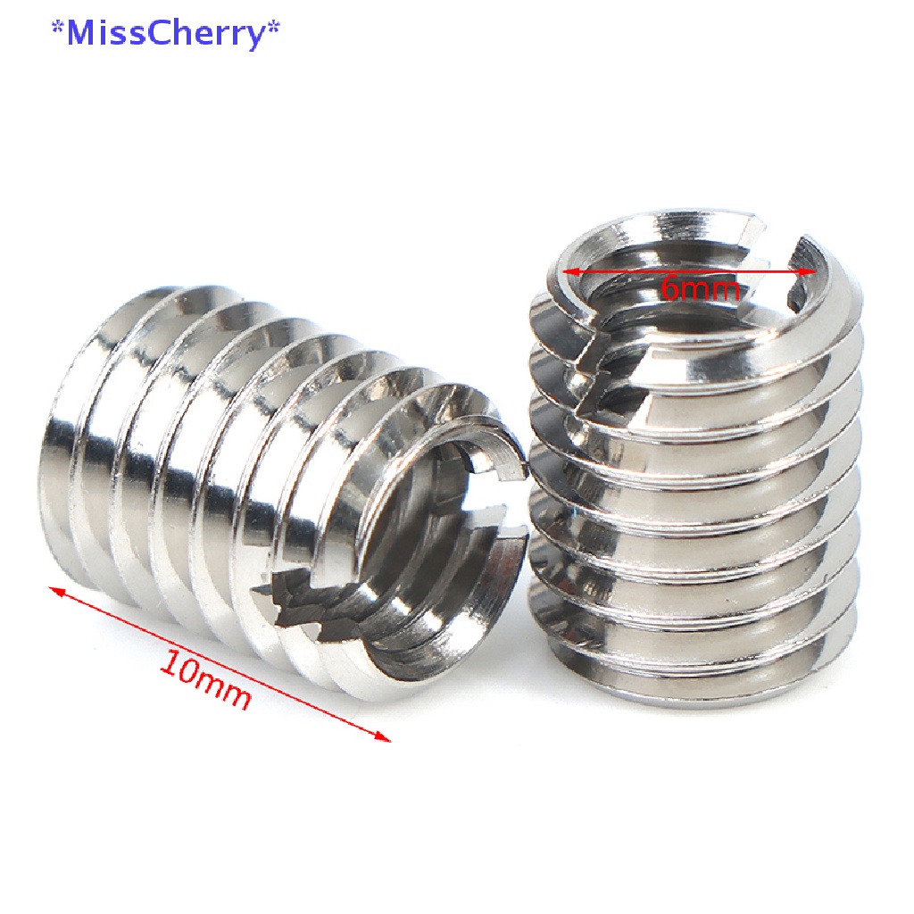 Set 10 Đầu Nối Chuyển Đổi M8 8mm Male Sang M6 6mm Female Bằng Thép Không Gỉ Mới