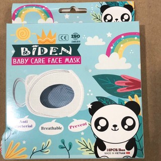 Khẩu trang cho bé 3D hình gấu Panda, loại cao cấp