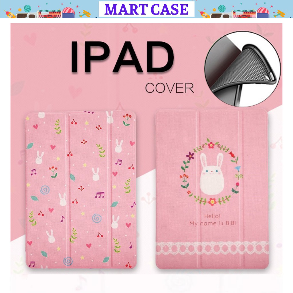 Bao da ipad Silicon hình Bibi cute ốp ipad Air 2/Air 1/Pro 10.5/Air 3/10.2 gen 7/8...MART CASE | BigBuy360 - bigbuy360.vn