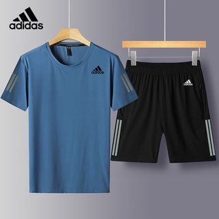 Set quần áo thể thao ADIDAS ngắn tay phong cách trẻ trung năng động dành cho nam