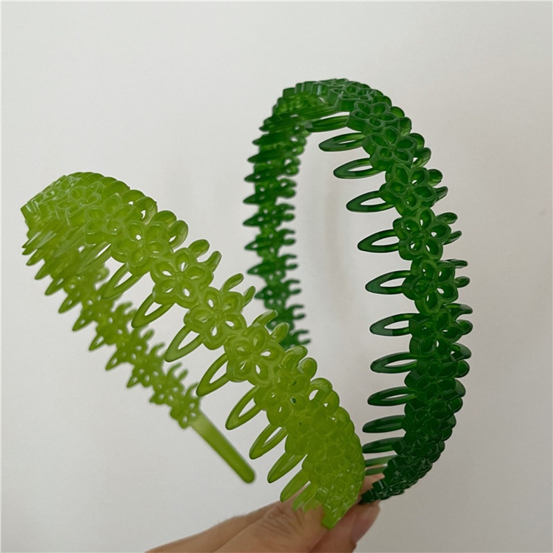 Băng Đô Cài Tóc Bản Rộng 20mm Chống Trầy Xước Màu Sắc Xinh Xắn