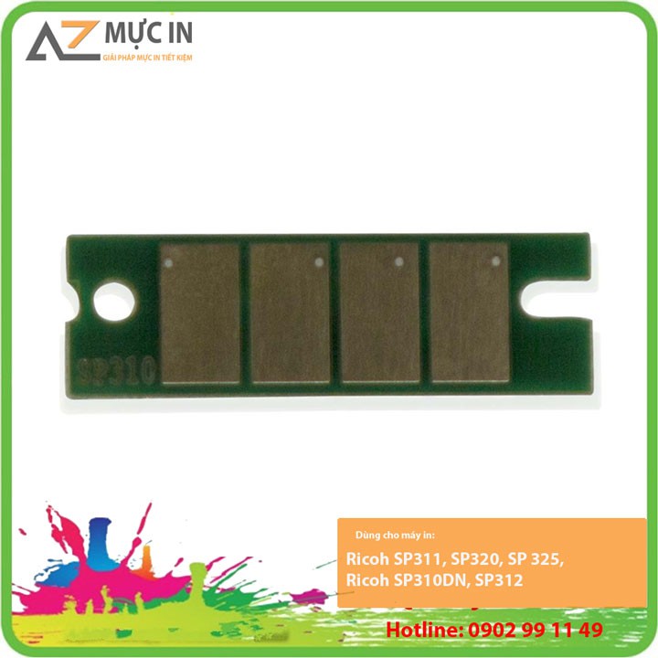 Chip Ricoh SP310 cho máy Ricoh SP311, SP320, SP 325, SP310DN, SP312 số trang in 3000