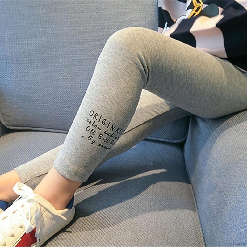 Quần Legging In Chữ Cho Bé Gái Từ 1-8 Tuổi