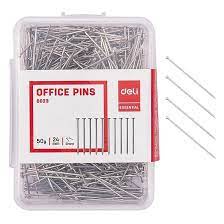 Hộp Đinh Ghim Deli 0023 - hộp 100 chiếc, Ghim bảng giấy và Đinh Đóng Đế Cầu Đá 93, CẦU NHỰA 93 (500 Chiếc)
