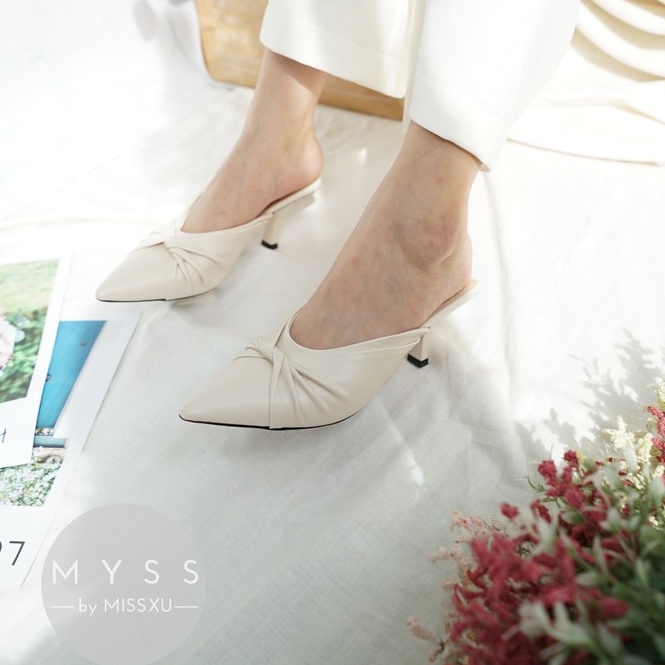 Giày guốc nữ vặn xoắn 5cm thời trang MYSS - SU68