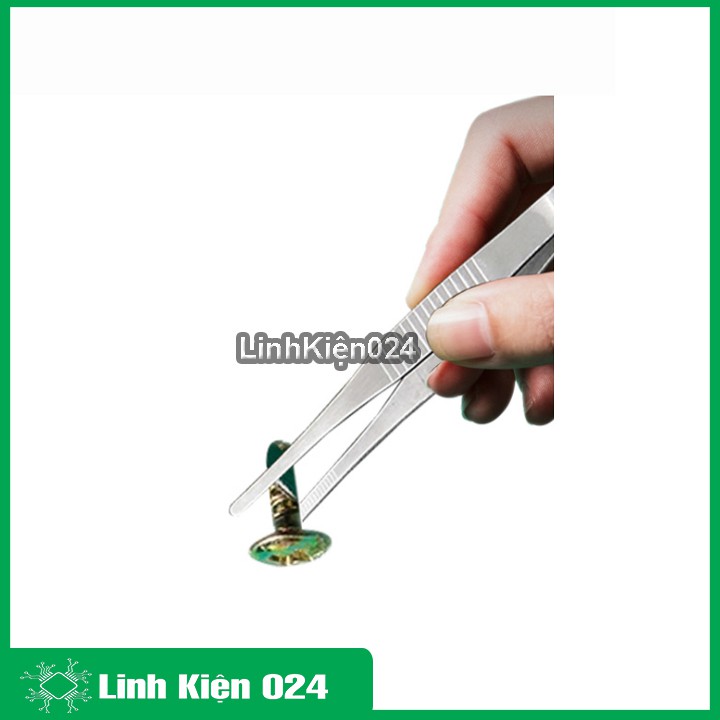 Bộ 3 Kẹp Linh Kiện Điện Tử Đa Năng Loại To Dài 13Cm ( Vàng )