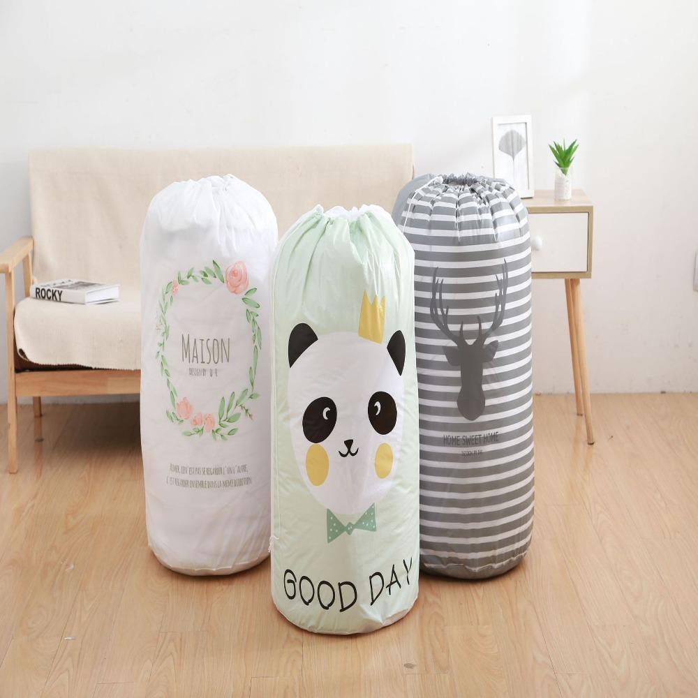 .Túi Đựng Chăn Mền Chống Ẩm Không Thấm Nước In Hoạt Hình Gấu Dễ Thương