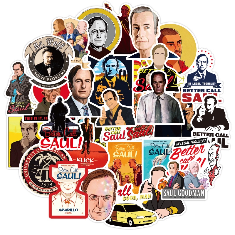 100Pcs/Set ❉ Better Call Saul Series A Stickers ❉ DIY Fashion Waterproof Doodle Decals Stickers