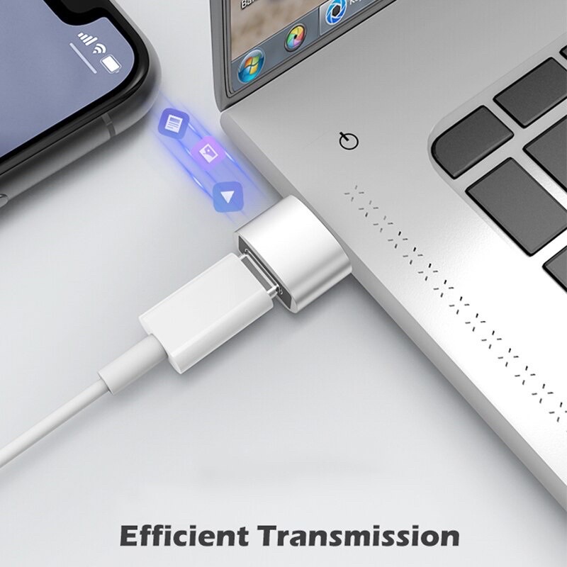 Jack chuyển USB sang Type C nhận DAC nghe nhạc cho Máy tính, Laptop, Sạc dự phòng