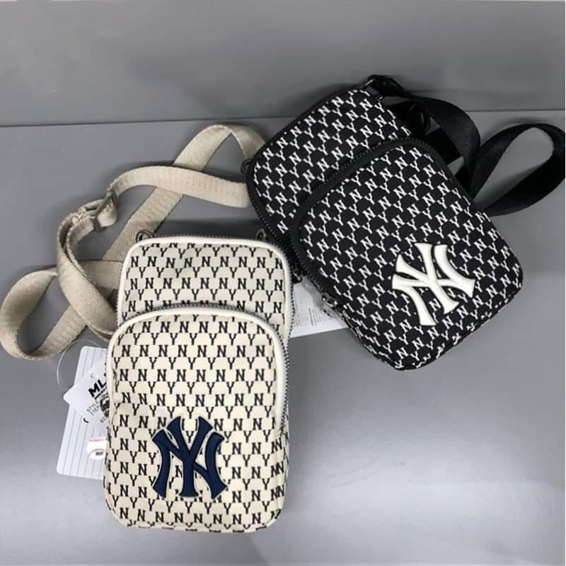 [ HÀNG SIÊU HOT] Túi đeo chéo thời trang họa tiết chữ N Y kiểu mới có 2 ngăn đựng vừa A6 Style KITI Shop