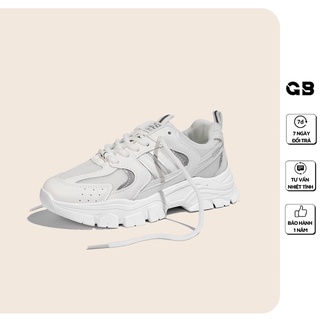 [Mã WABRMH99 giảm 12% đơn 99K]Giày thể thao nữ giayBOM Warriors đế cao 4 cm B1085