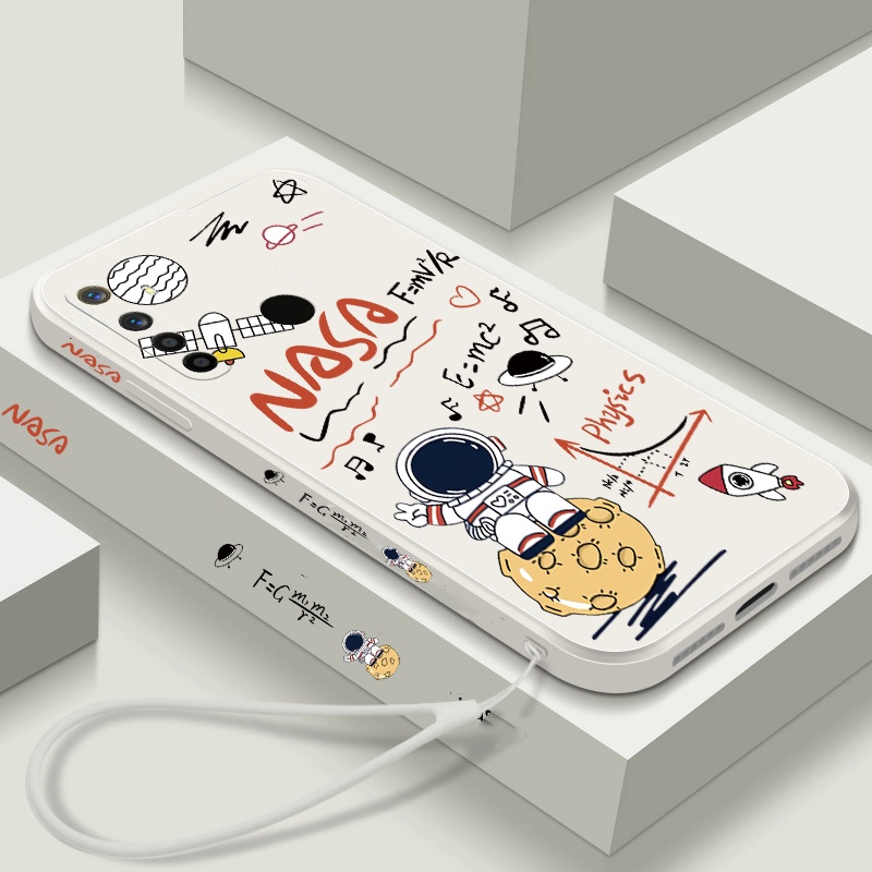 Ốp Điện Thoại Tpu Hình NASA Cho Realme 9 Pro C35 Realme 7 7 Pro 7i C17 6 Pro C15 C2 X2 XT OPPO A1K