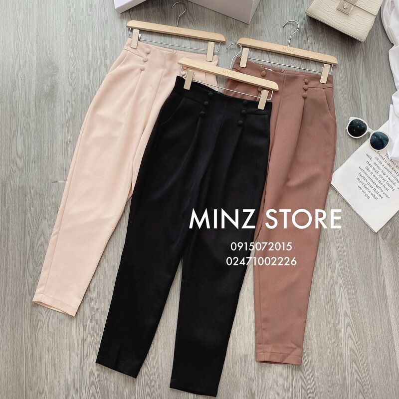 Quần baggy 6 khuy bọc (3 màu) | BigBuy360 - bigbuy360.vn