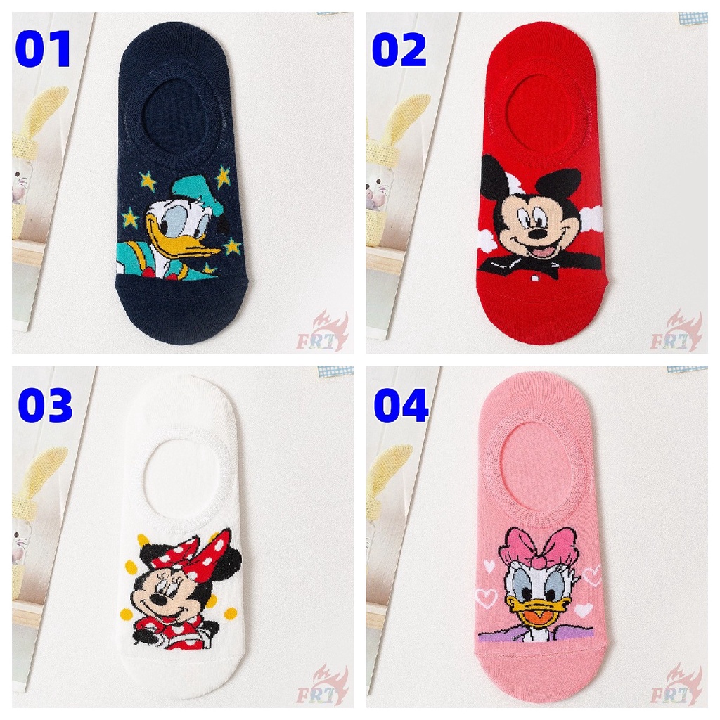 ❀ Vớ Họa Tiết Chuột Mickey / Minnie / Vịt Donald / Vịt Daisy / Goofy ❀ 1 Đôi Tất Thể Thao Thời Trang Mới Lạ (5 Kiểu Dáng)