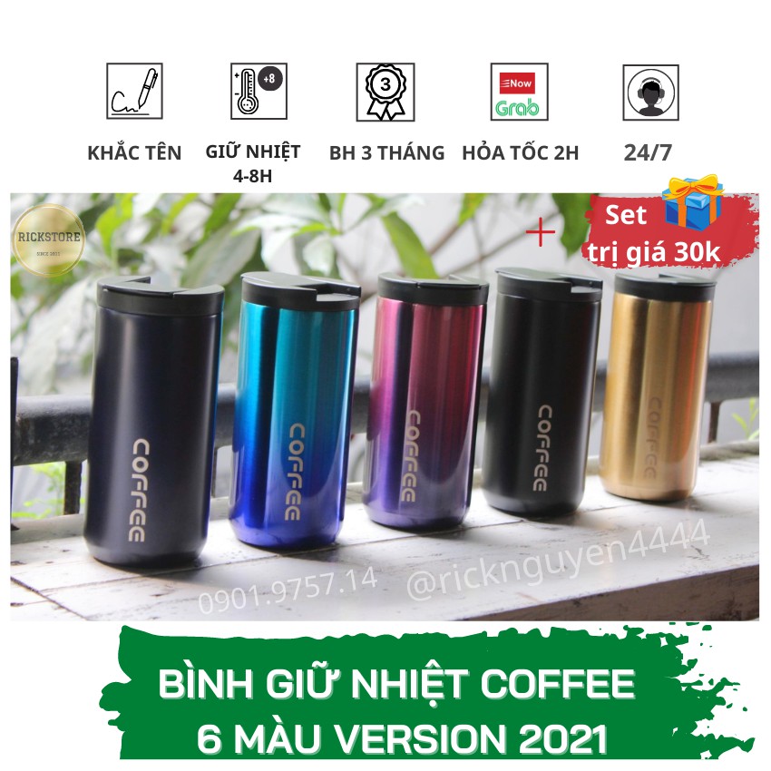 Bình Giữ Nhiệt Khắc Tên 10h Bảo Hành 6 Tháng RICKSTORE