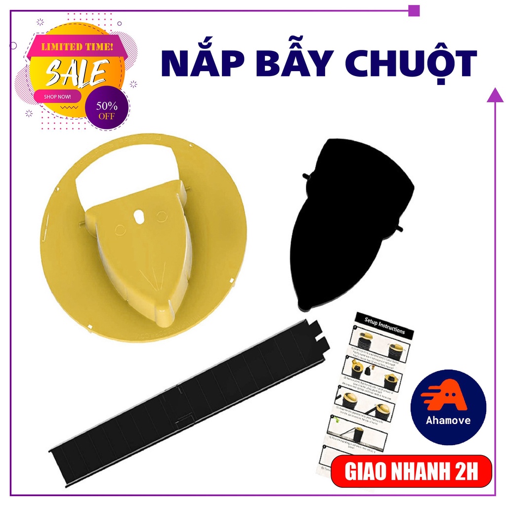 Bẫy Chuột Tự Động Thông Minh Có Nắp Trượt cho chuột vui chơi