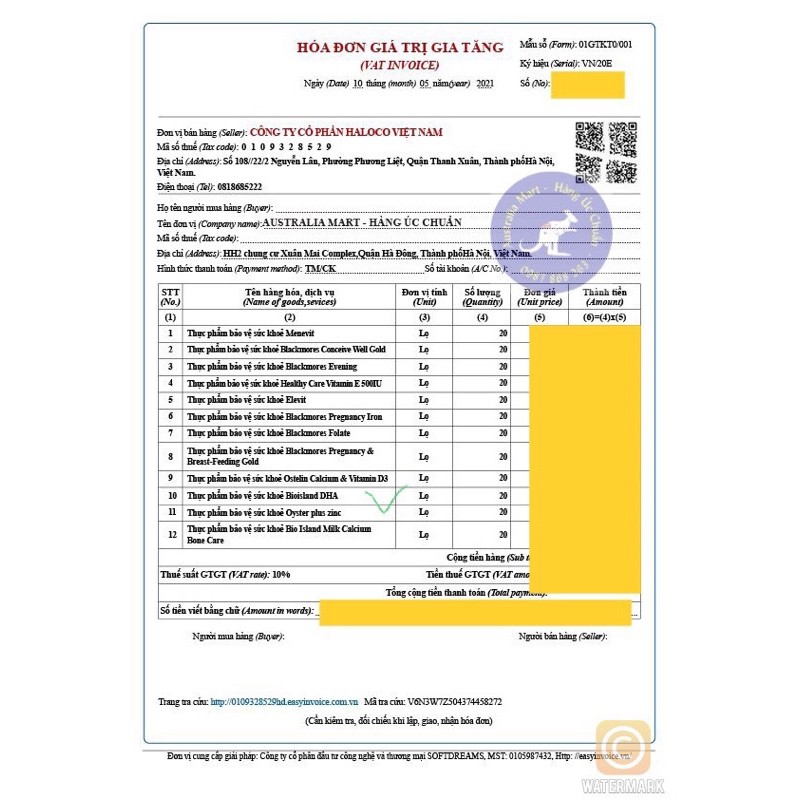 DHA Bầu Biosland ÚC - bổ sung DHA cho bà bầu trong thai kỳ - Shop Mẹ Kiến