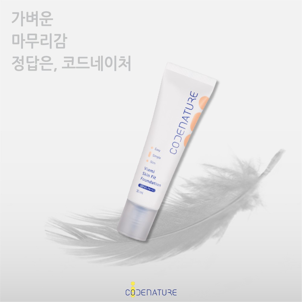 Kem nền Codenature make up tone tự nhiên 30ml