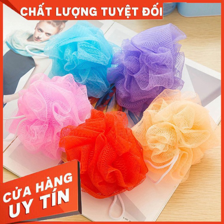 Bông Tắm Dạng Tròn Size 10*10cm Siêu Mềm Mịn