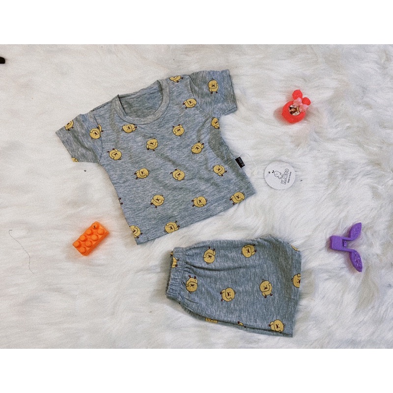 Bộ thun lạnh hình vịt K.WOO