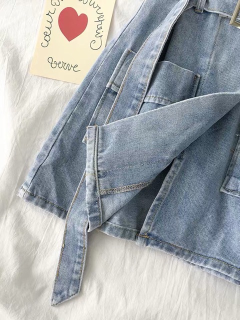 (Order 7-10 ngày) Chân váy kèm dây đai (kèm ảnh thật) | BigBuy360 - bigbuy360.vn