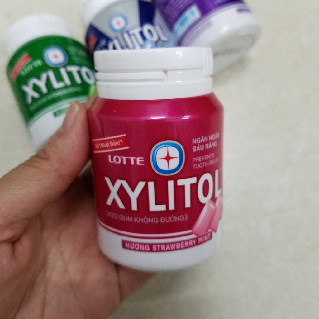 Kẹo gum không đường Xylitol lotte 58g