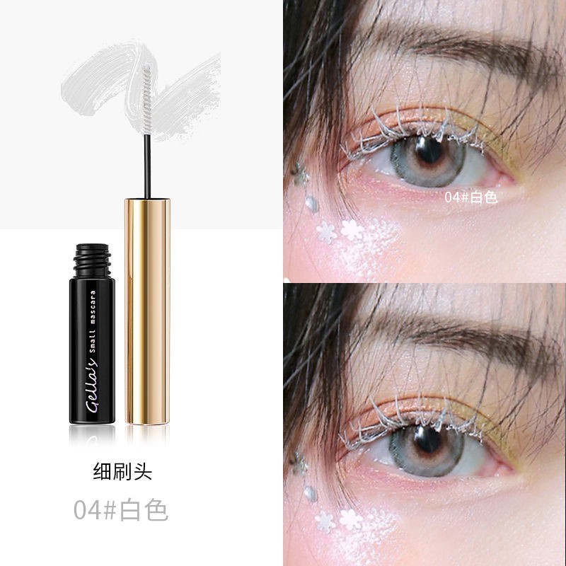 Mascara Đầu Cọ Nhỏ Chuốt Mi Dài Và Dày Không Nhòe Chống Thấm Nước Nhiều Màu Sắc Tùy Chọn