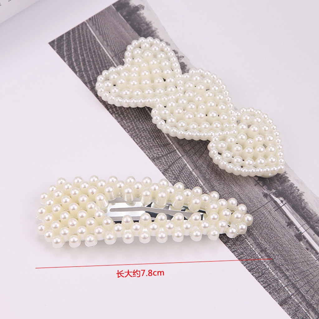 Kẹp Tóc Hàn Quốc Kiểu Dáng Ngọc Trai Nhân Tạo Siêu Xinh 😍