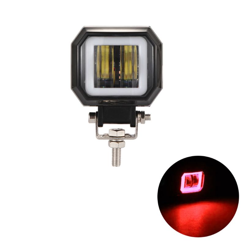 Set 2 Đèn Led Sương Mù 40W Hình Vuông Chuyên Dụng Cho Xe Hơi / Tàu Thuyền
