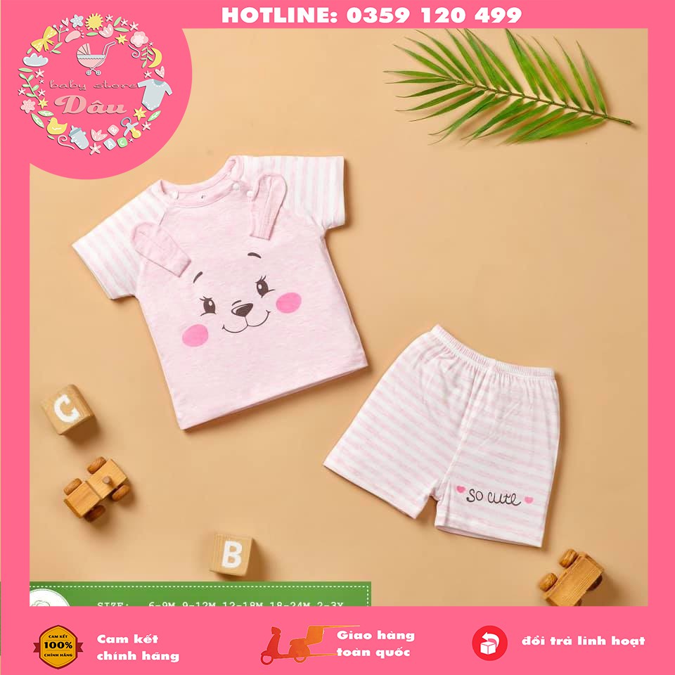 BỘ HÈ CÀI VAI CỘC CHO BÉ MOON PETIT - SIZE TỪ 6 THÁNG ĐẾN 3 TUỔI