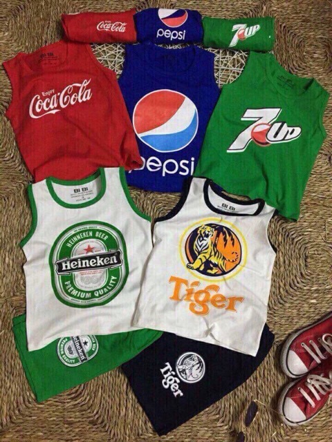 SALE SỐC Set trang phục BÉ TRAI BỘ BÉ TRAI BA LỖ SIZE 2-8
