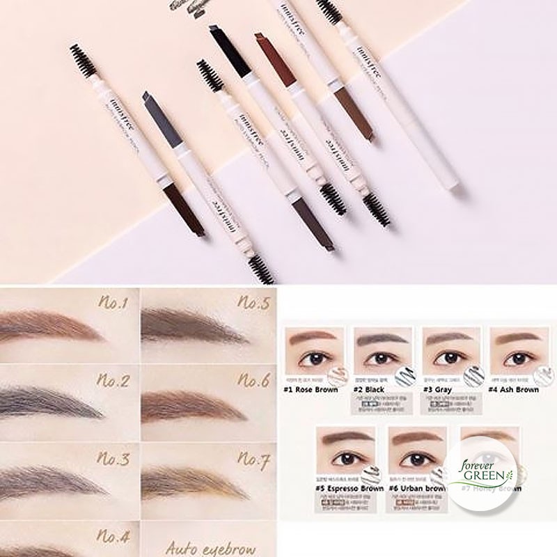 Chì mày hai đầu Innisfree Auto Eyebrow Pencil FG107